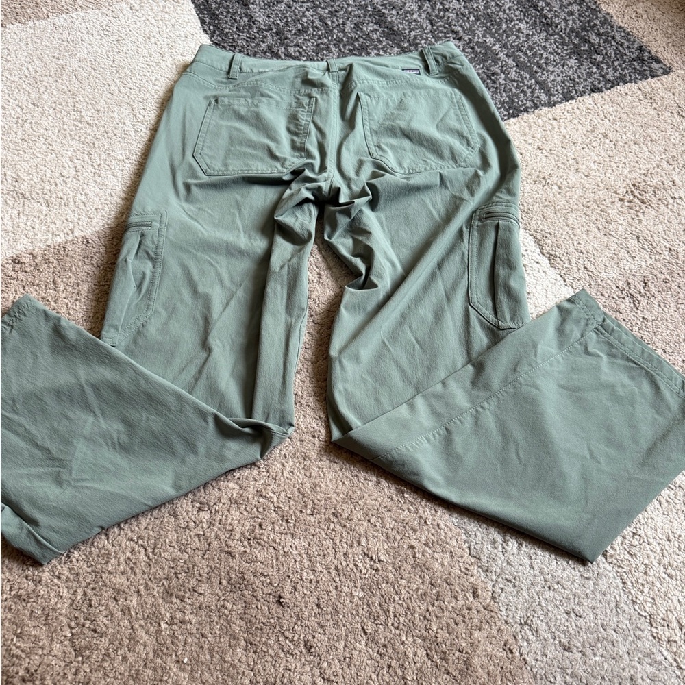 Patagonia Women’s W’s Tribune Green Cargo Pants - size 10 - Picture 2 of 12